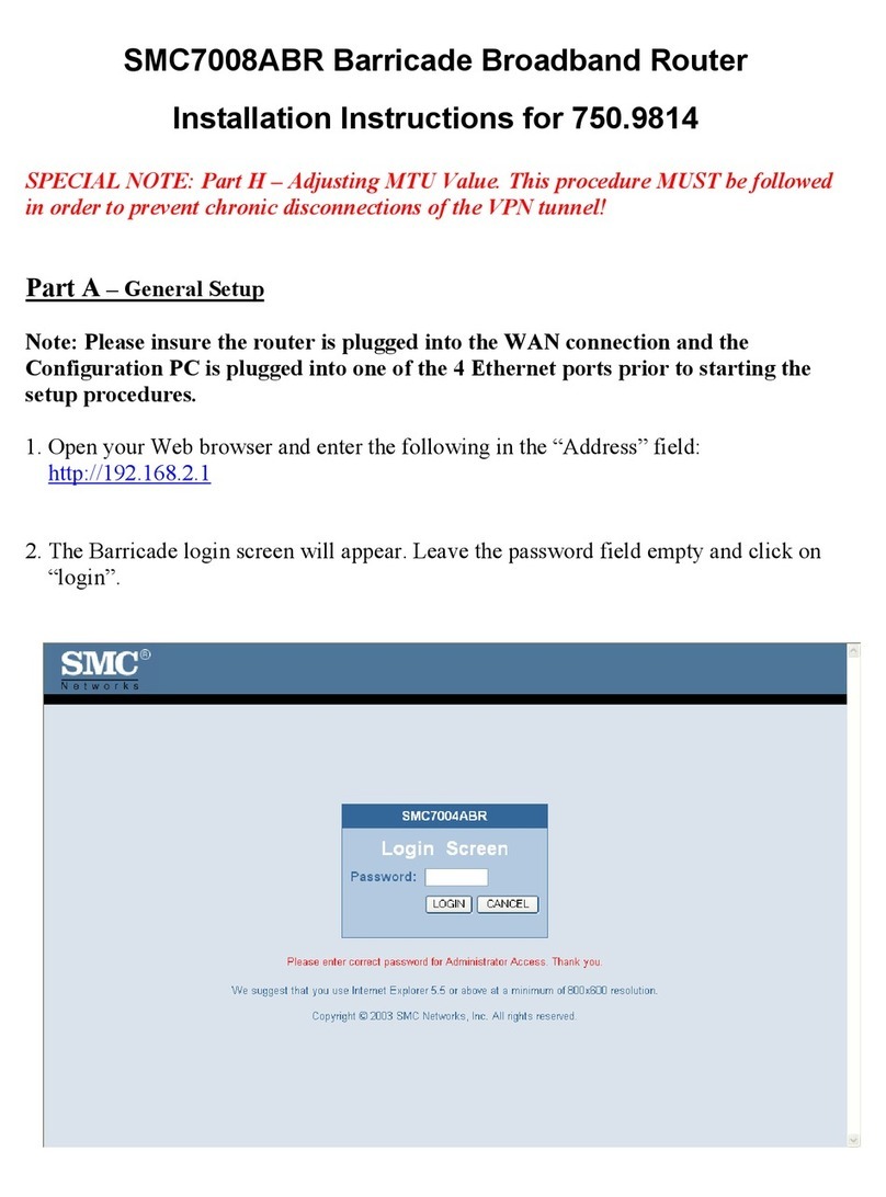 Barricade SMC7008ABR installation instructions