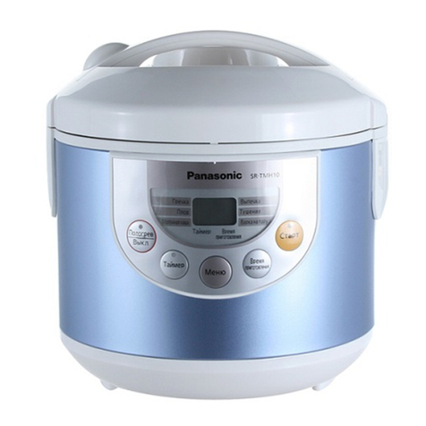 Panasonic SR-TMH10 operating instructions
