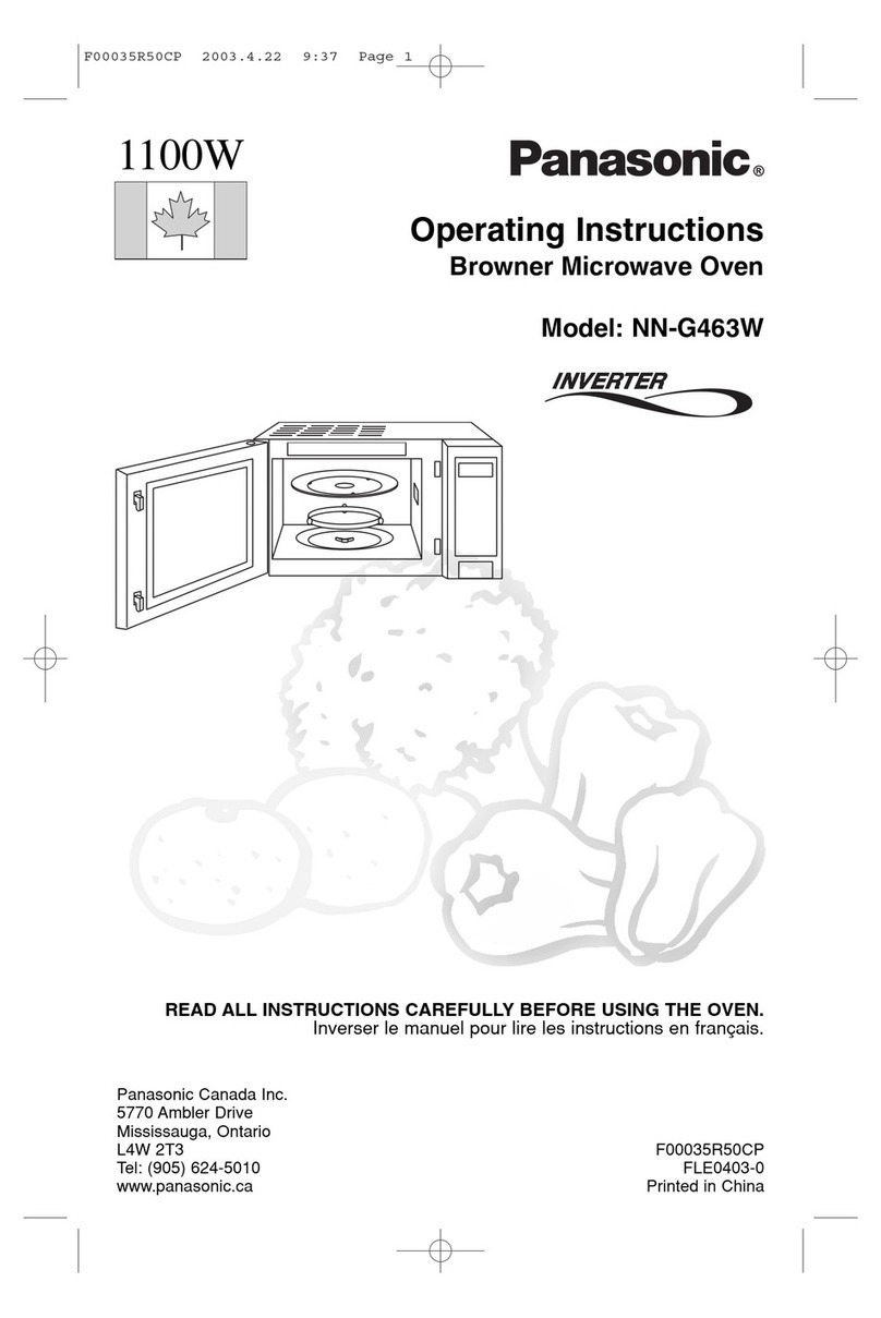 Panasonic NN-G463W User manual