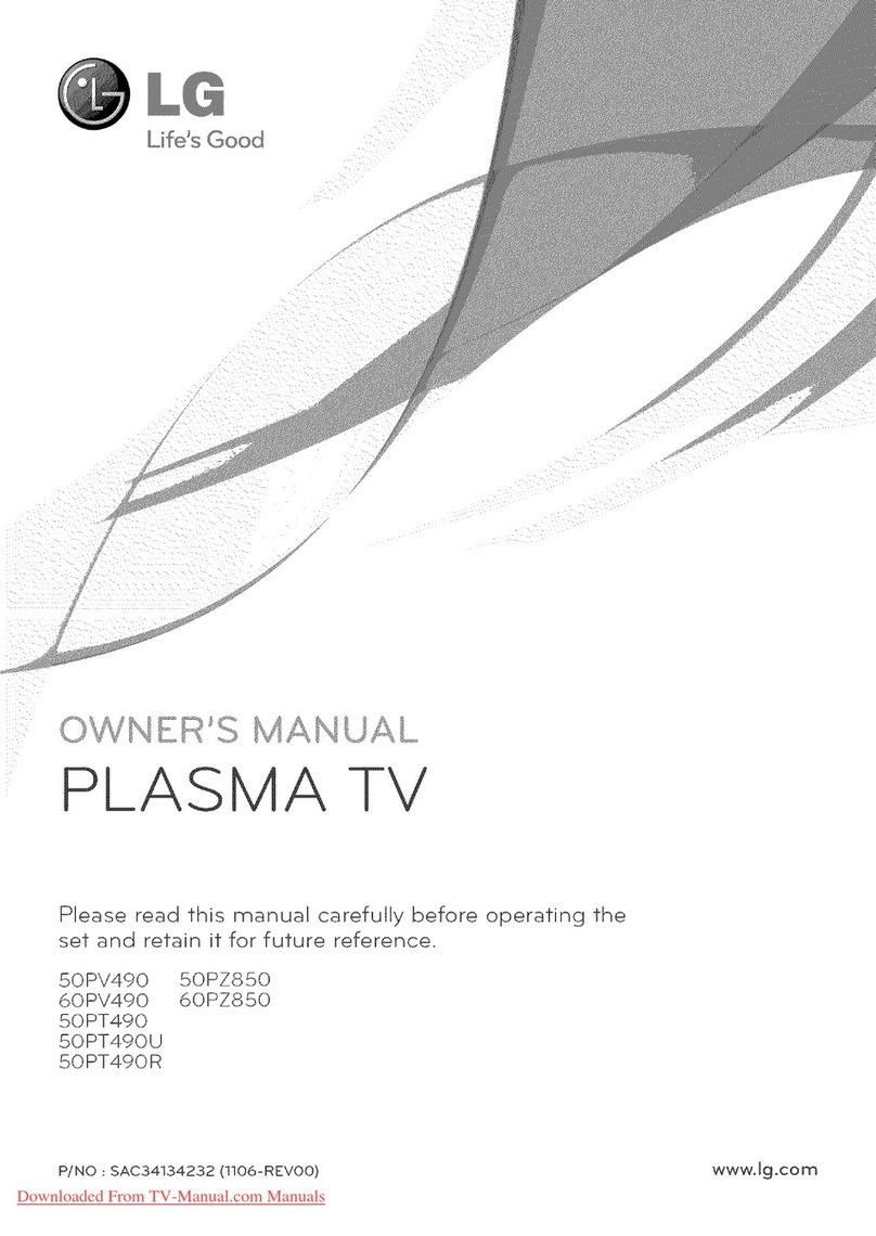 LG 50PZ850 User manual