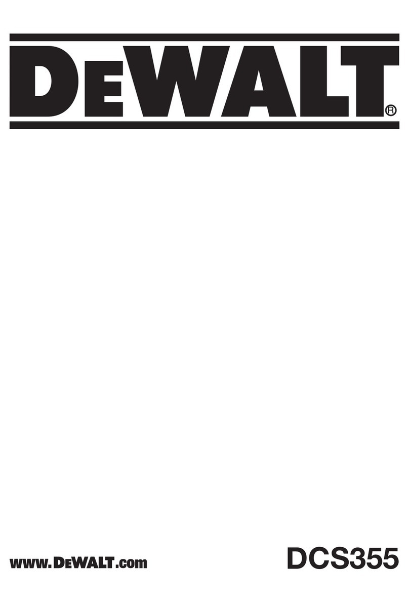 DeWalt DCS355 User manual