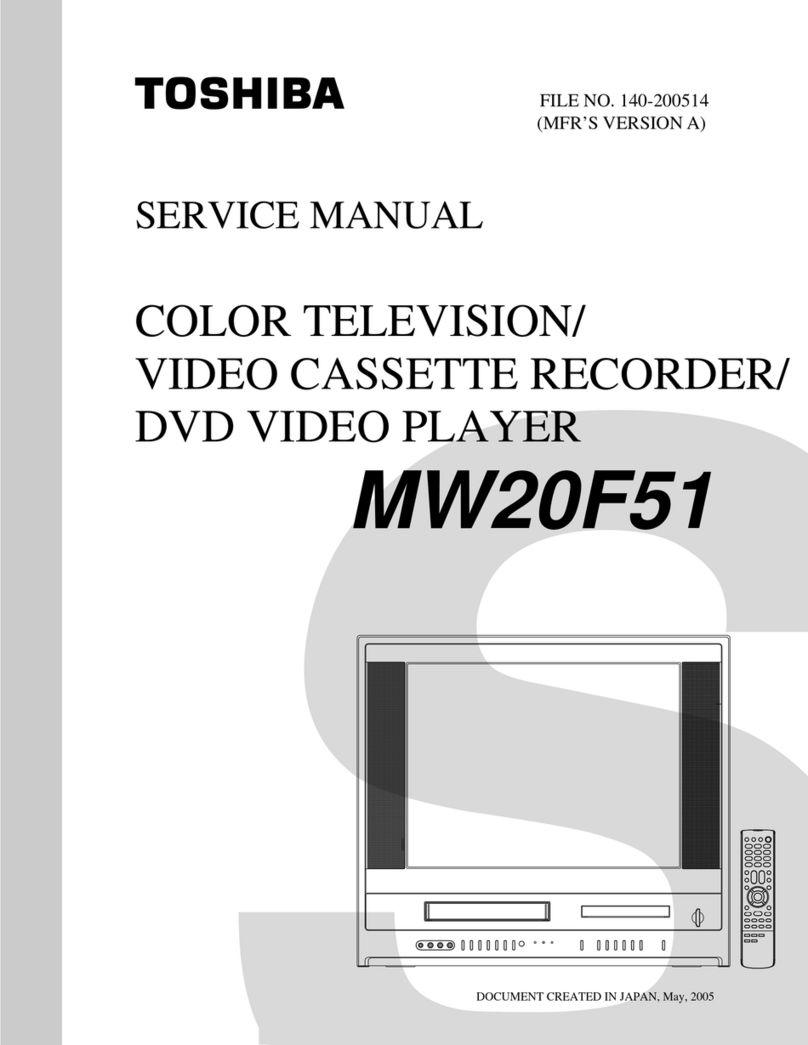 Toshiba MW20F51 Service manual