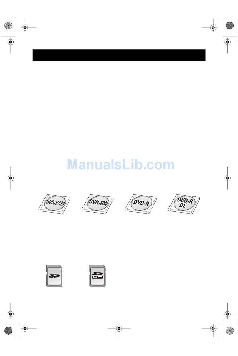 Panasonic DVD Palmcorder Camcorder VDR-D310 User manual