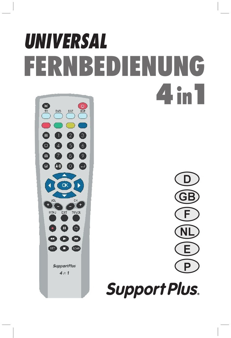 SUPPORTPLUS URC-0401 manual