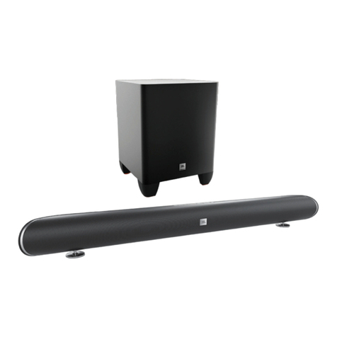 JBL CINEMA SB250 User manual