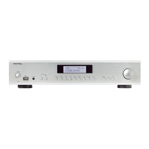 Rotel A14 User manual Rotel A14 User manual