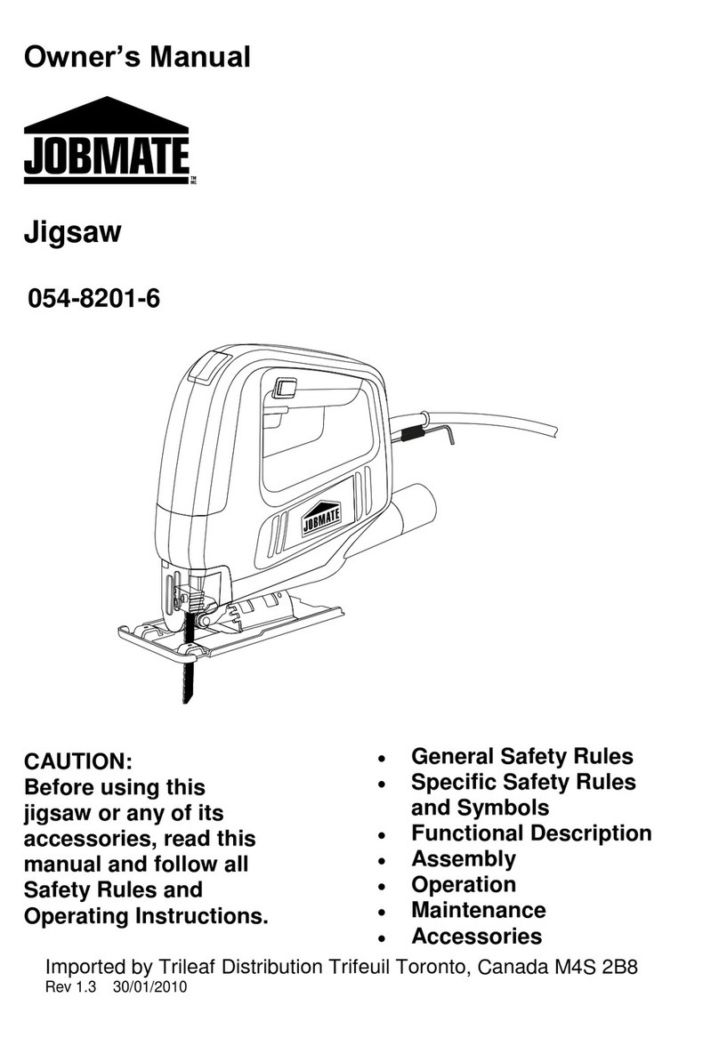 jobmate 054-8201-6 owner's manual