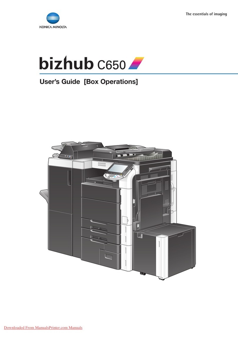 Konica Minolta bizhub C650 Series user guide