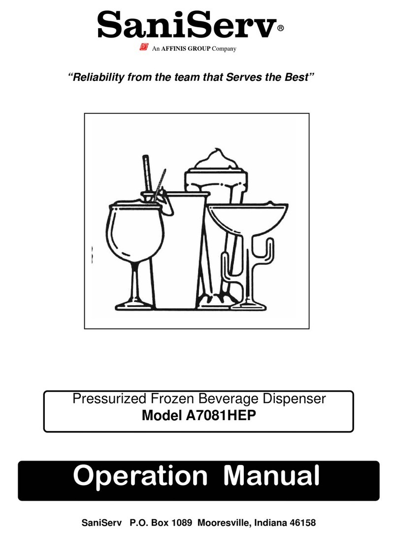 SaniServ A7081HEP Operation manual