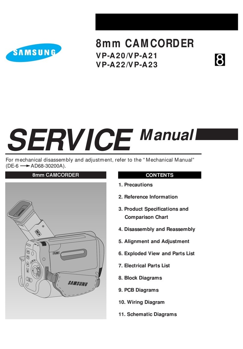 Samsung VP-A20 User manual