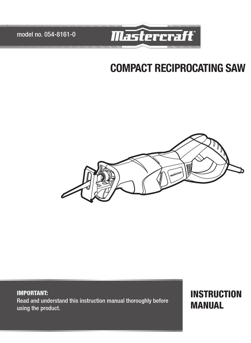 MasterCraft 054-8161-0 User manual