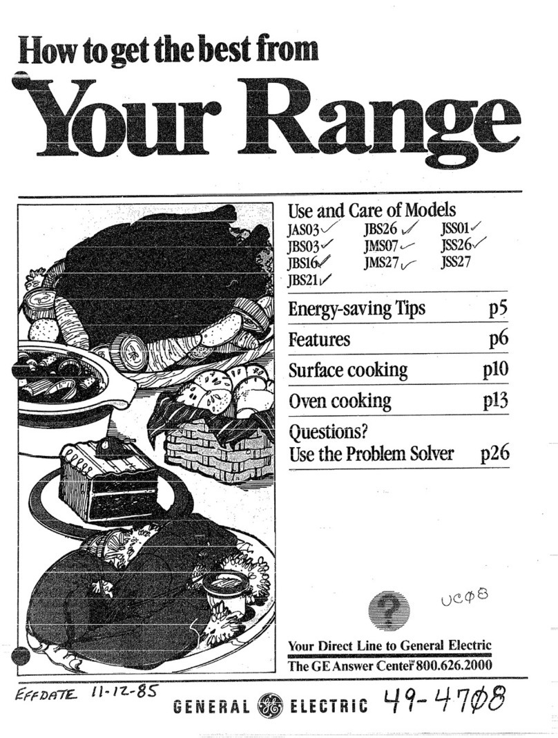 GE JAS03 Installation instructions