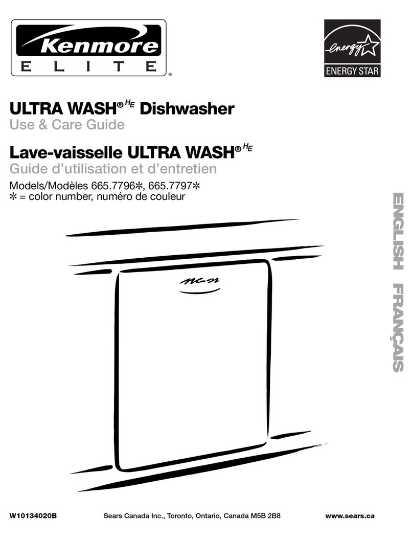 Kenmore 665.7796 series Use & care guide