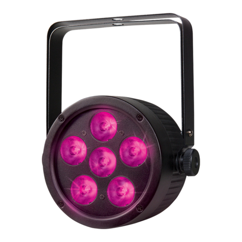 Venue Lighting Effects THINTRI 38 LED User manual