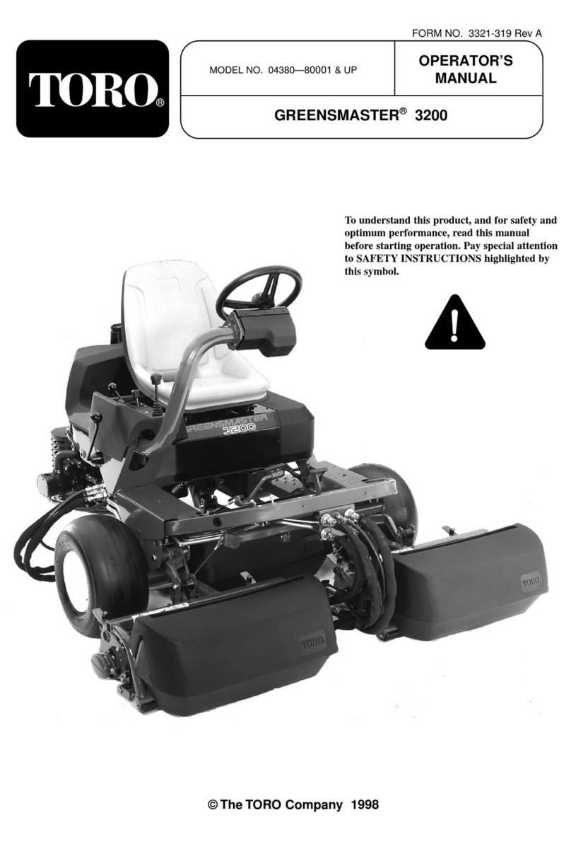 Toro 4380 Operator's manual