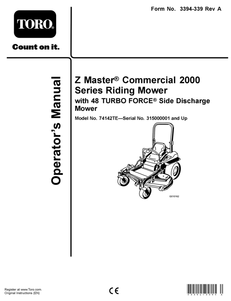 Toro 74142TE Operator's manual