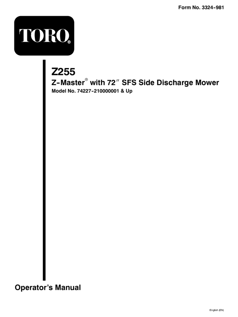 Toro 74227 Operator's manual