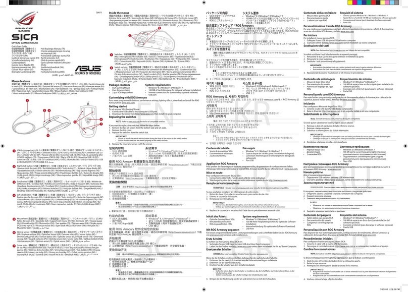 Asus ROG Sica User manual