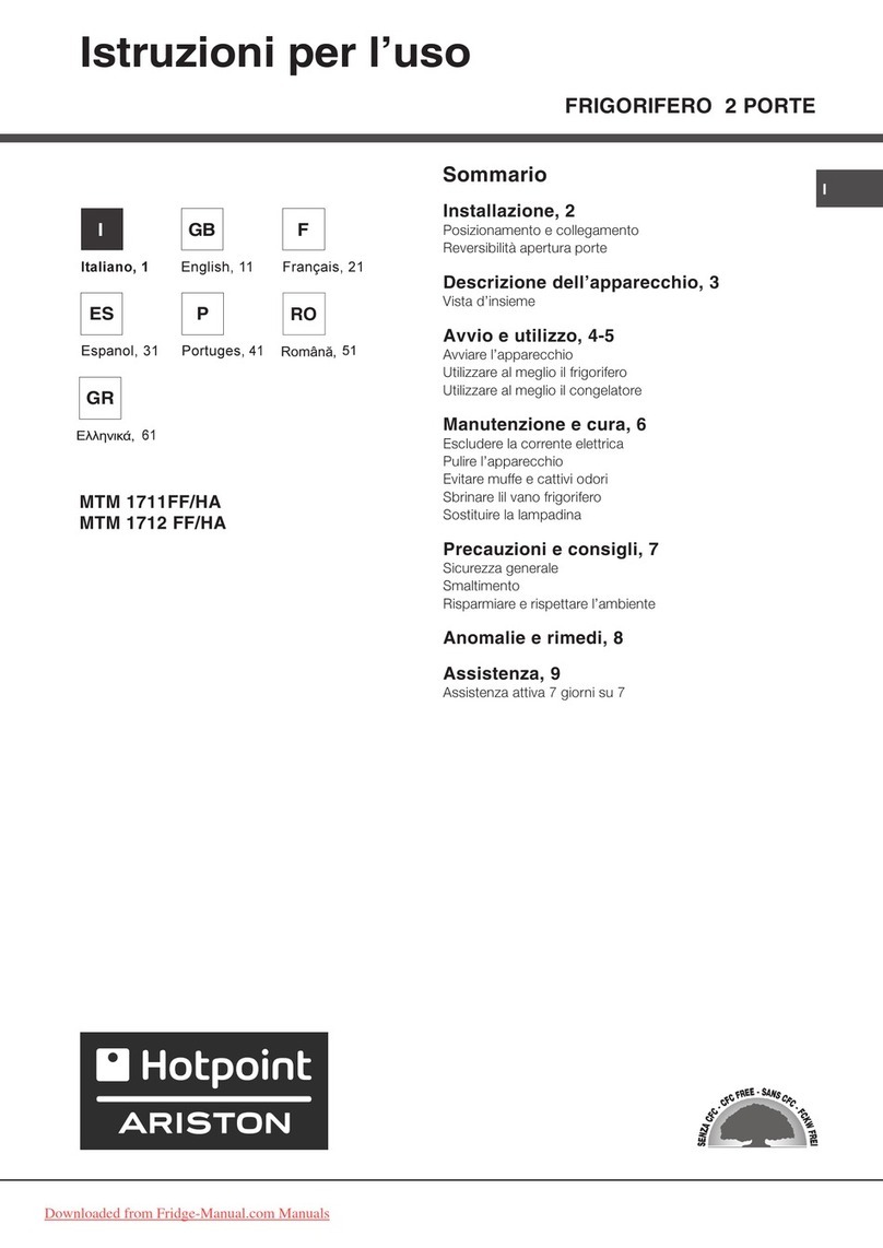 Hotpoint Ariston MTM 1711FF/HA User manual