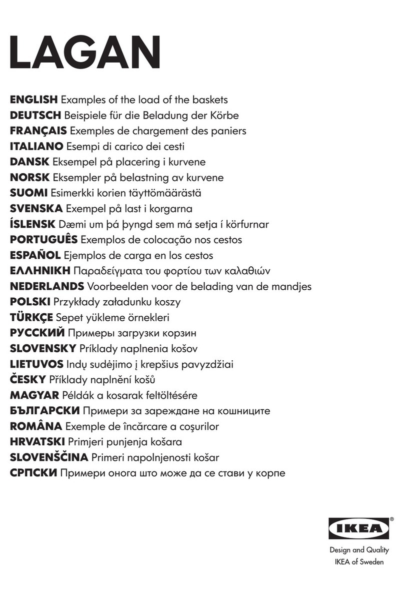 IKEA LAGAN User manual