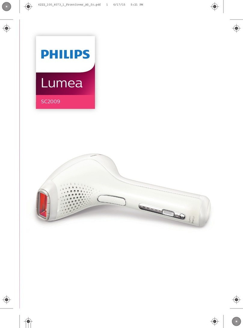Philips Lumea SC2009 User manual