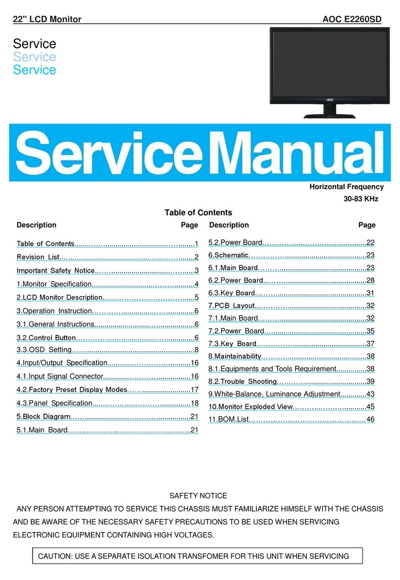 AOC e2260Sd User manual