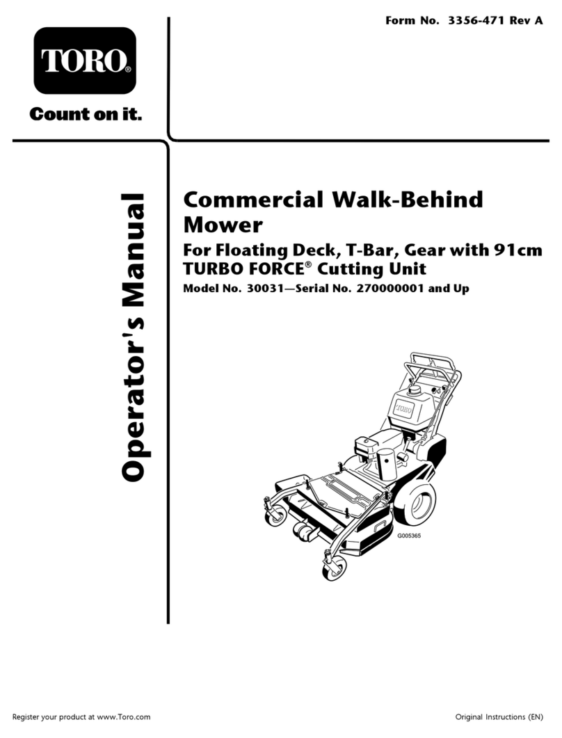 Toro 30031 User manual