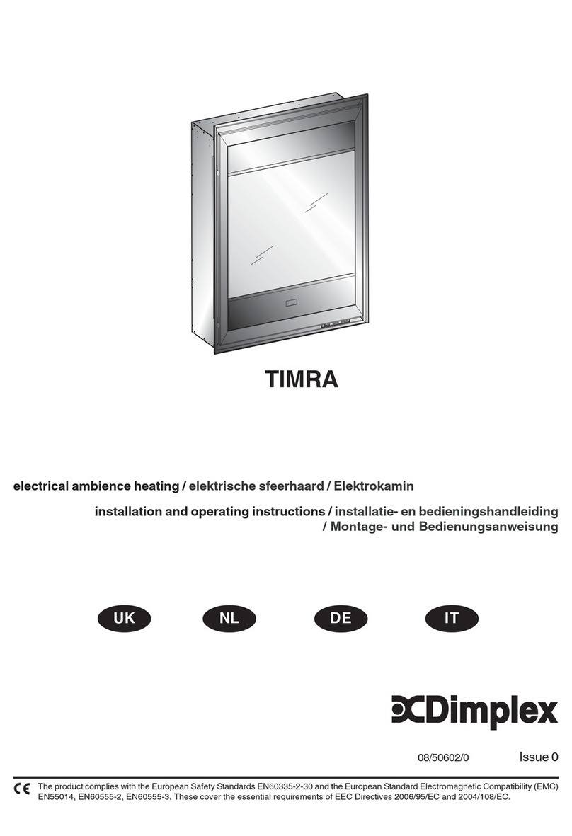 Dimplex TIMRA Installation and operating instructions