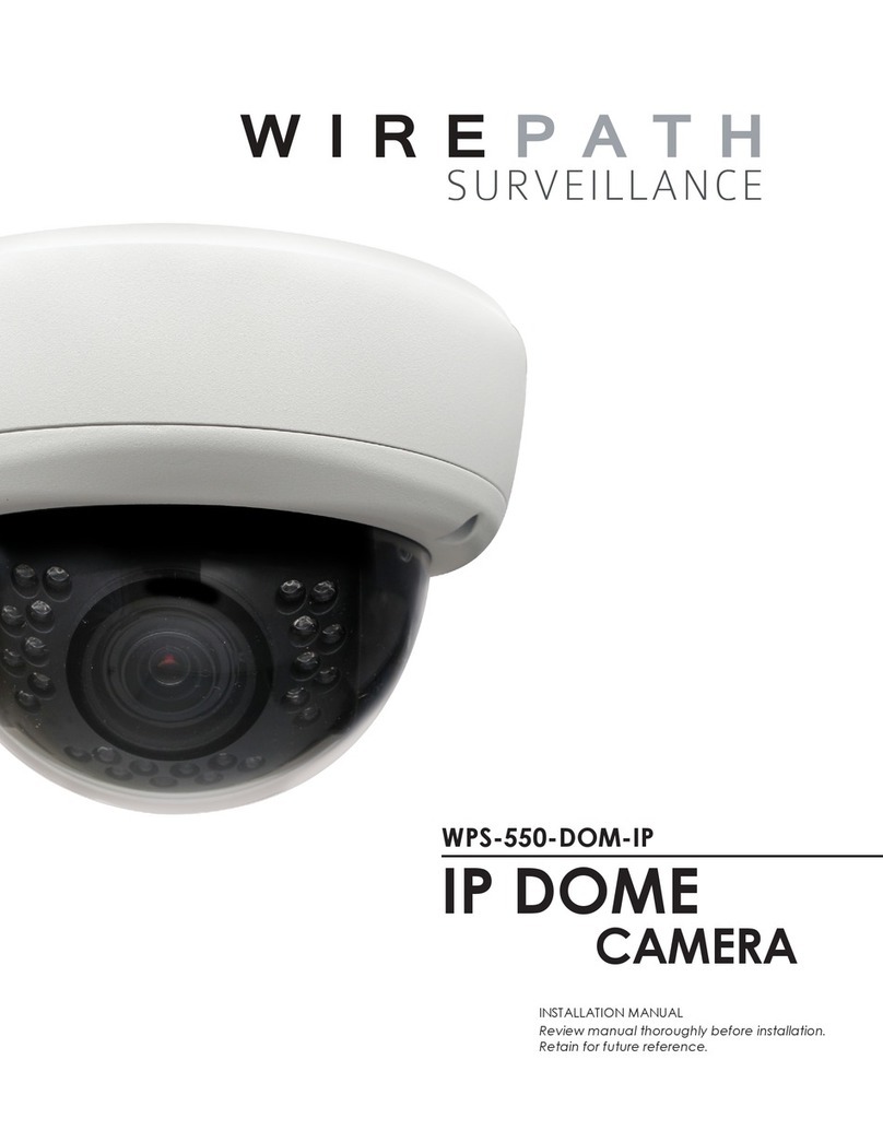 Wirepath Surveillance WPS-550-DOM-IP User manual Wirepath Surveillance WPS-550-DOM-IP User manual