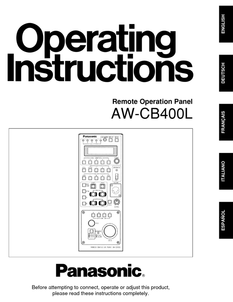 Panasonic AW-CB400L operating instructions