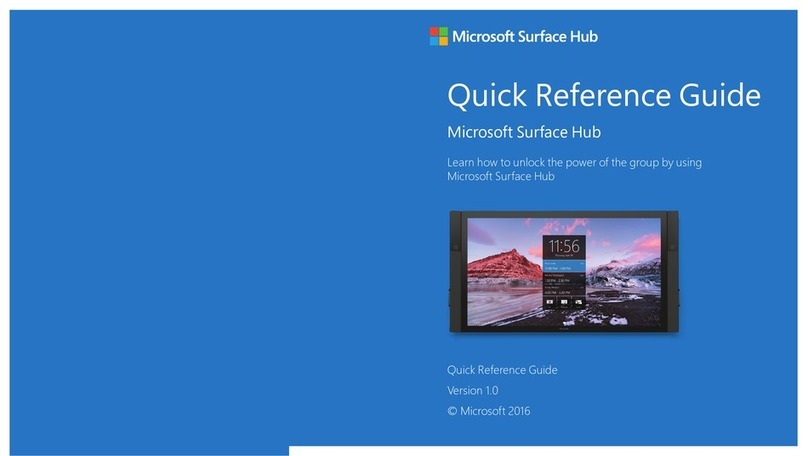Microsoft Surface Quick reference guide