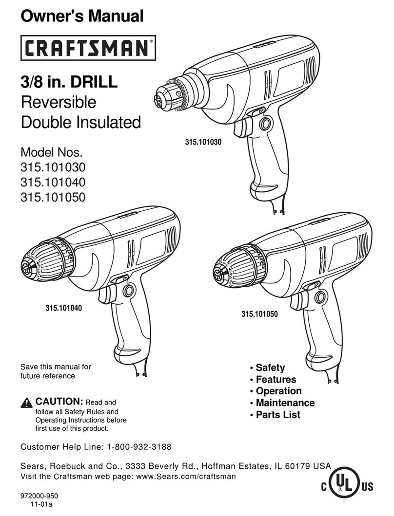 Craftsman 315.101030 User manual