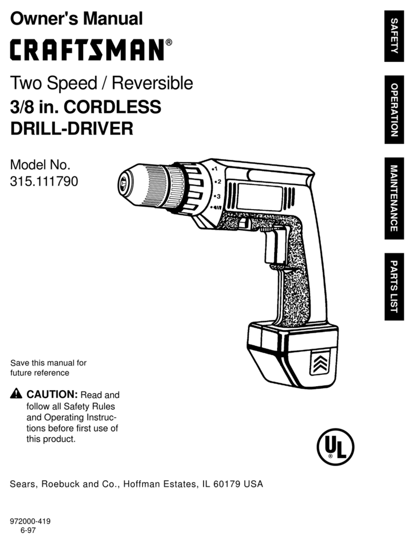 Craftsman 315.111790 User manual
