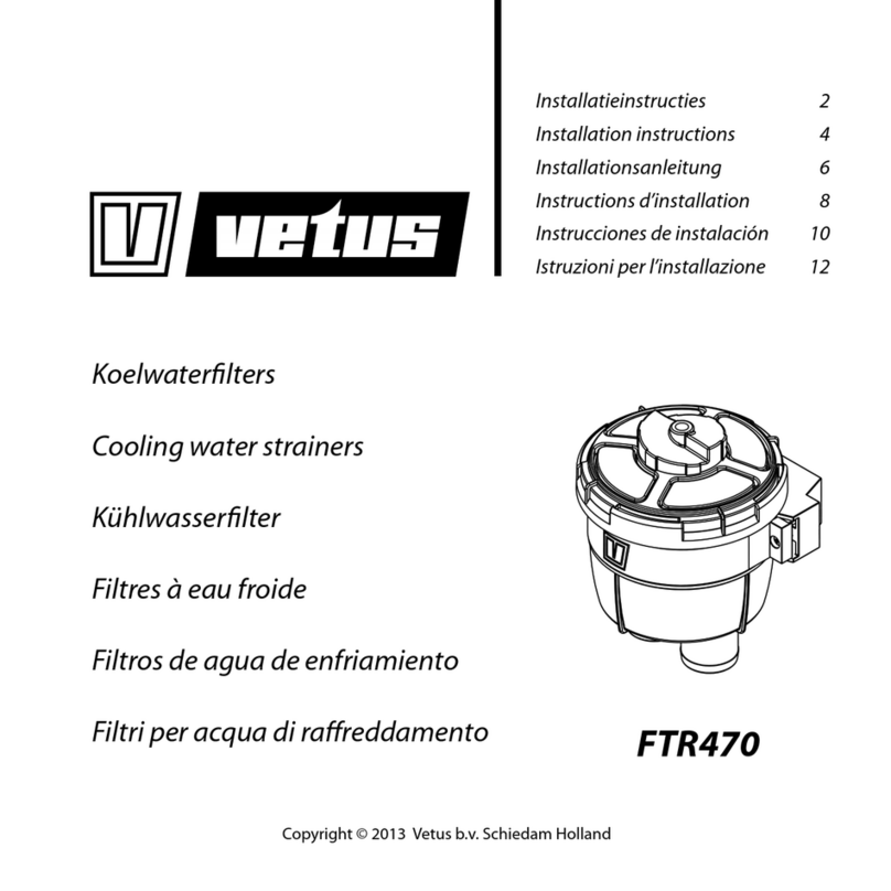 Vetus FTR470 installation instructions