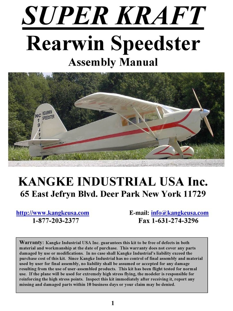 KANGKE INDUSTRIAL Rearwin Speedster Assembly manual