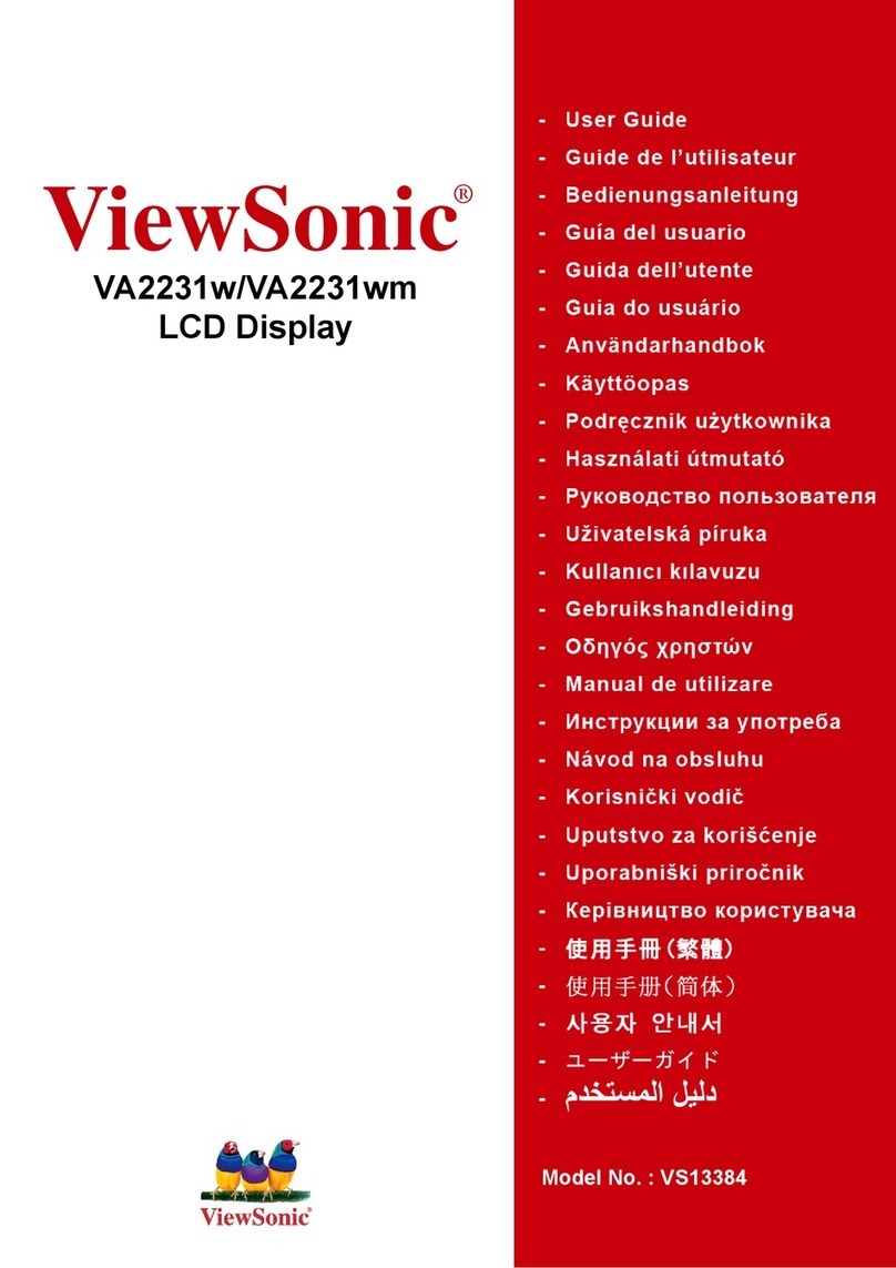 ViewSonic VA2231W User manual