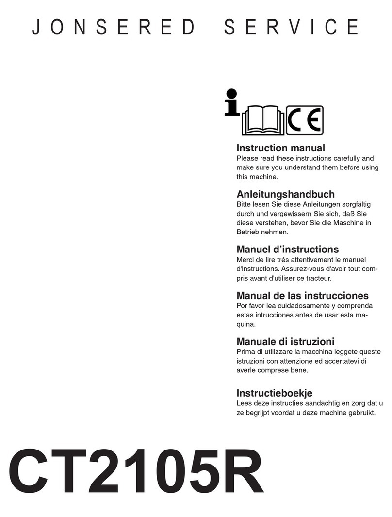 Jonsered ANLEITUNGSHANDBUCH CT2105 R User manual