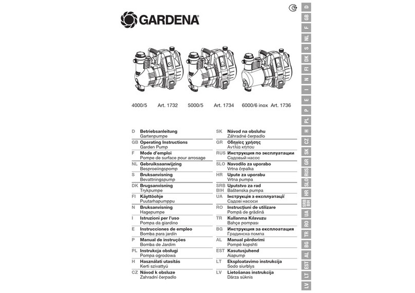 Gardena 4000/5 operating instructions