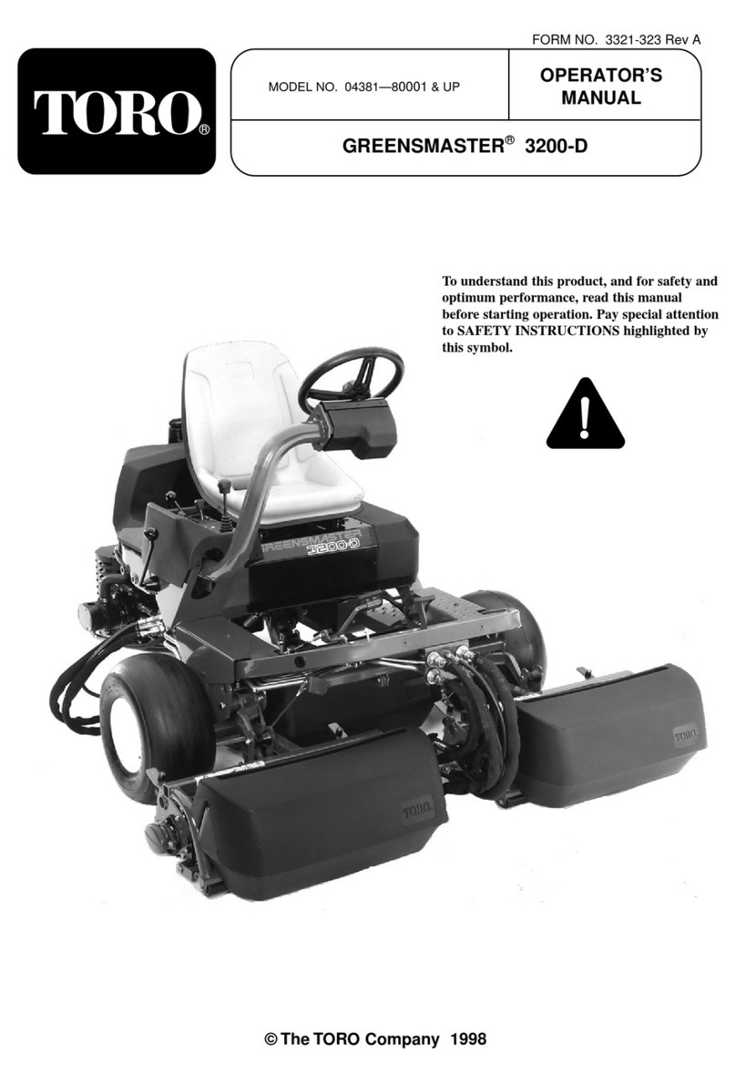 Toro 4381 Operator's manual