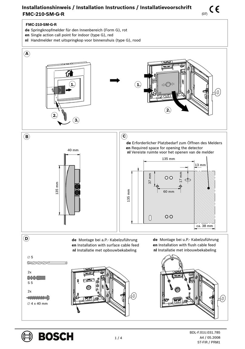 Bosch FMC-210-SM-G-R User manual