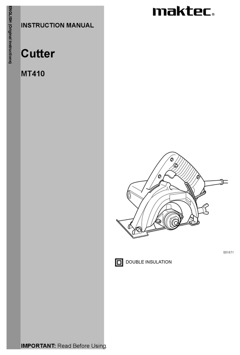 Maktec MT410 instruction manual