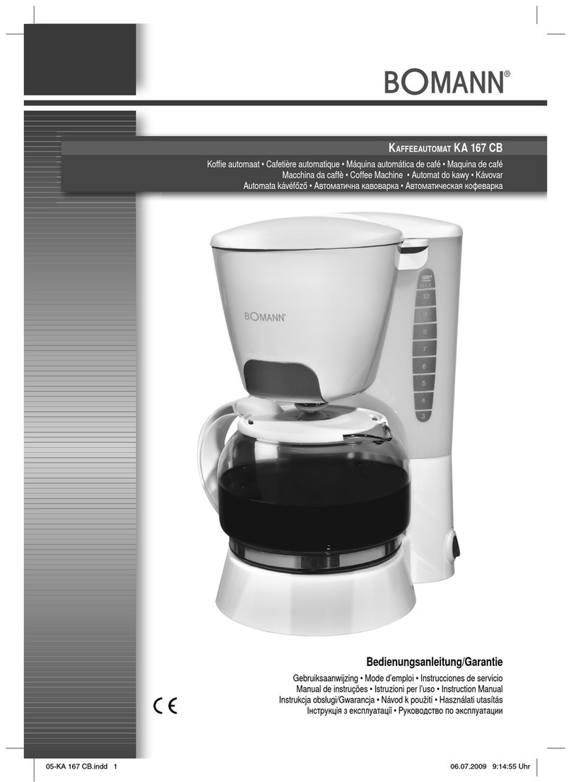BOMANN KA 167 CB instruction manual