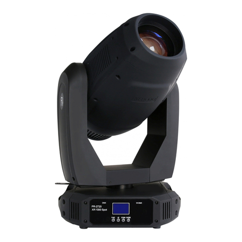 PR Lighting PR-2720 product manual