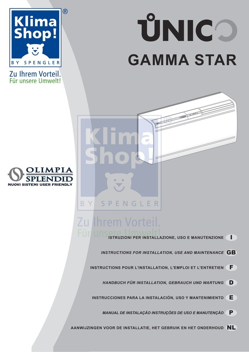 Unico Gamma Star Parts list manual