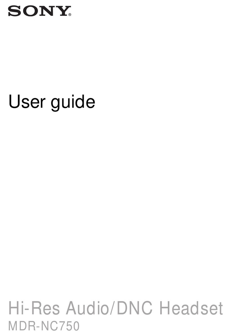 Sony MDR-NC750 User manual