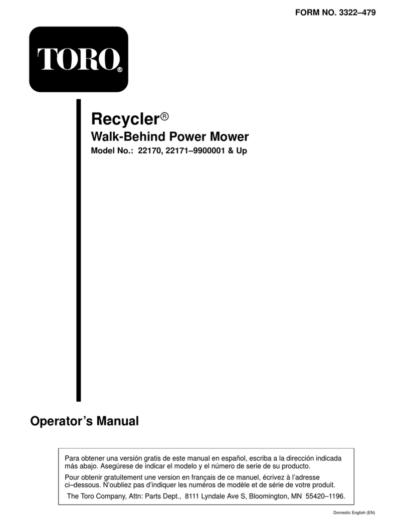 Toro Recycler 22170 User manual