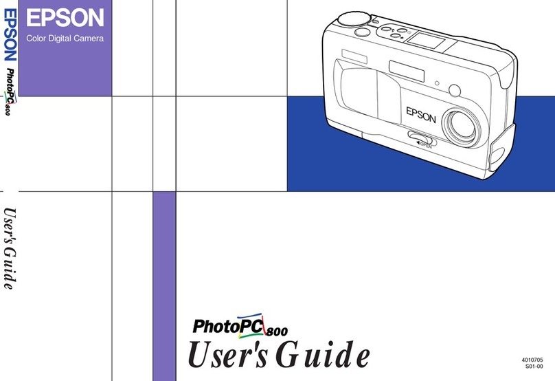 Epson PhotoPC 800 User manual