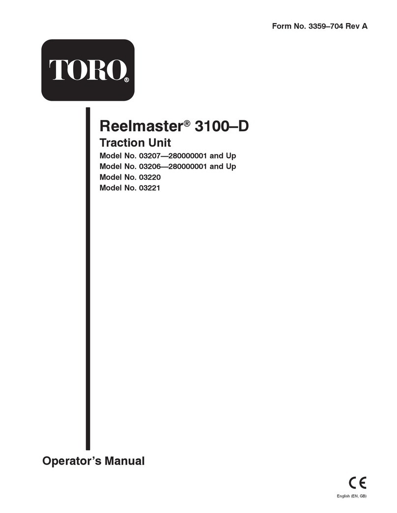 Toro 3206 User manual