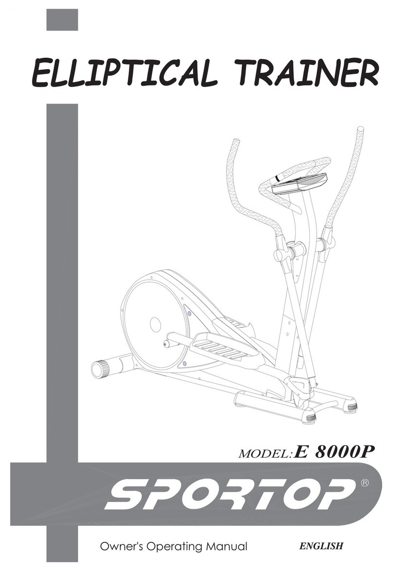 Sportop E 8000P Owner's operating manual