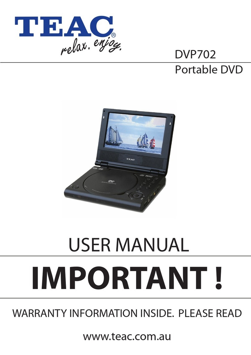 Teac DVP702 user manual